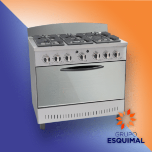 Cocina Semi Industrial Espejada  6 Hornallas